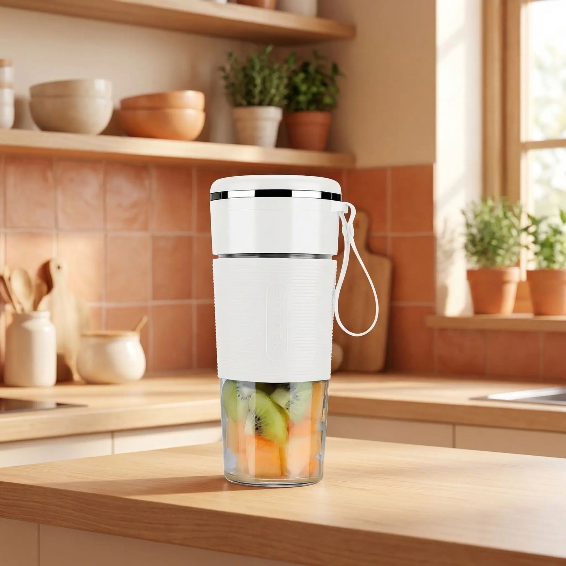 blender smoothie portable blanc