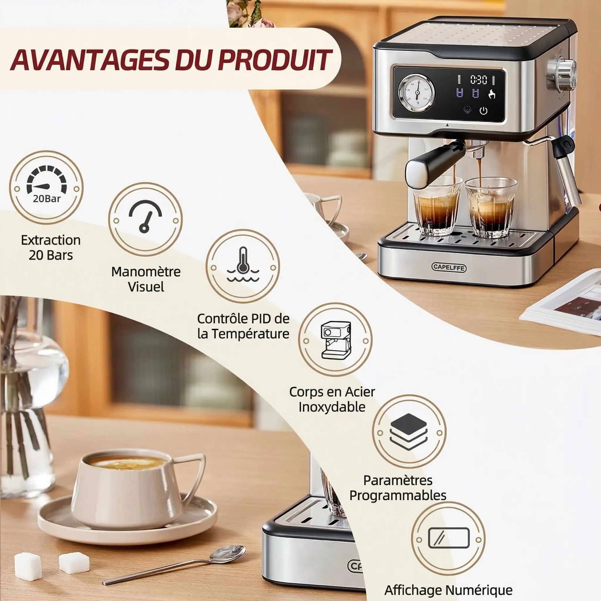 machine cafe grain avantages produit