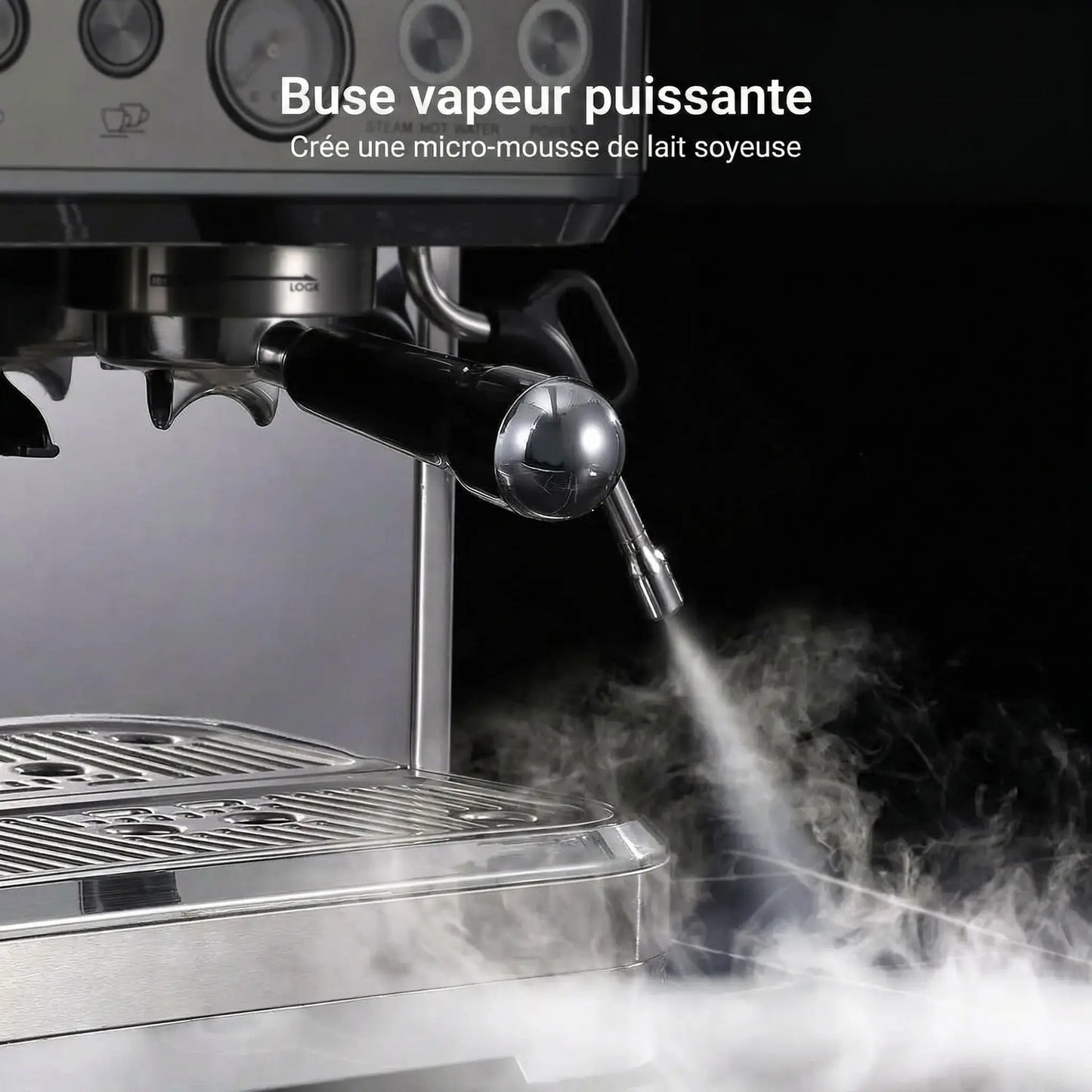 machine cafe grain buse vapeur