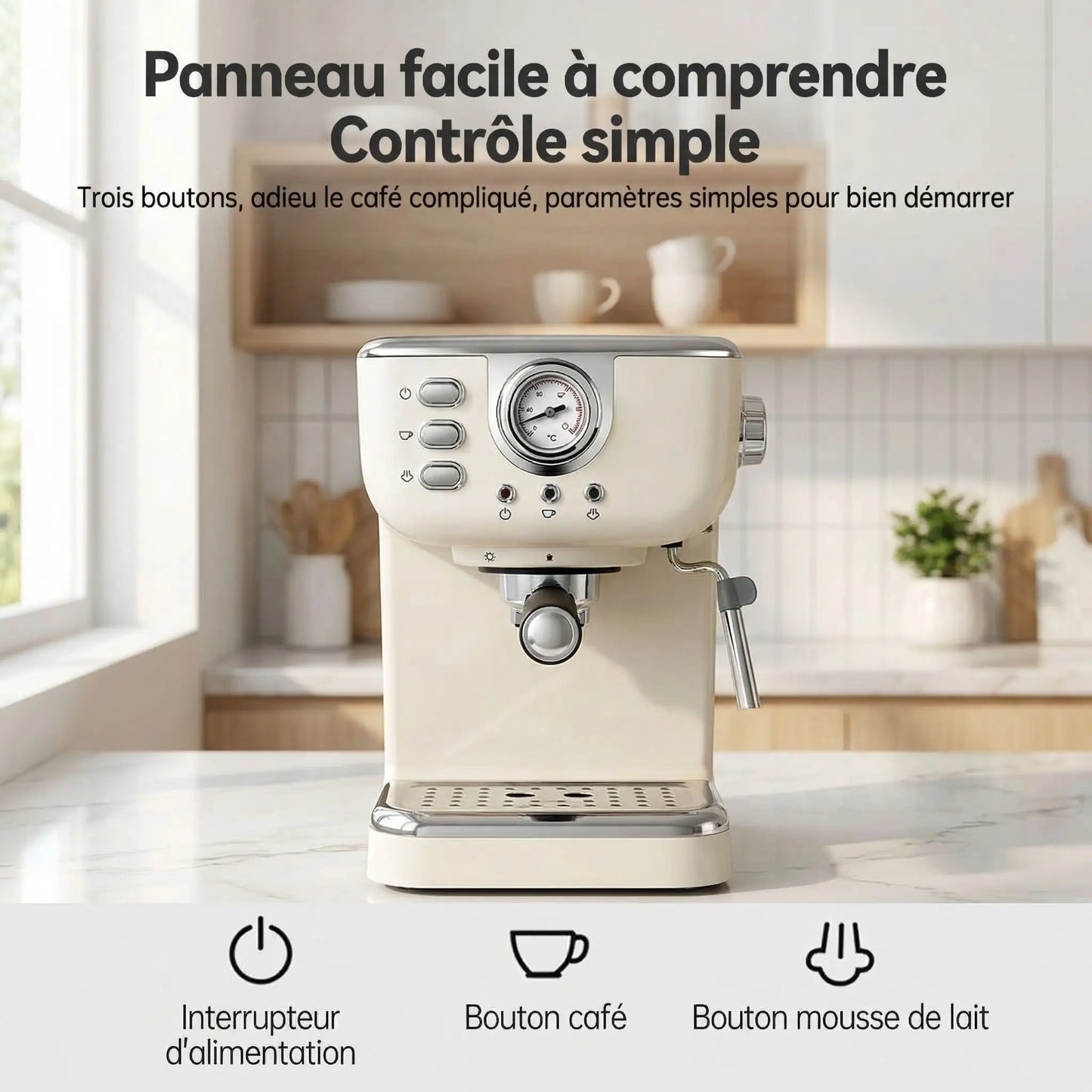 machine cafe grain controle simple