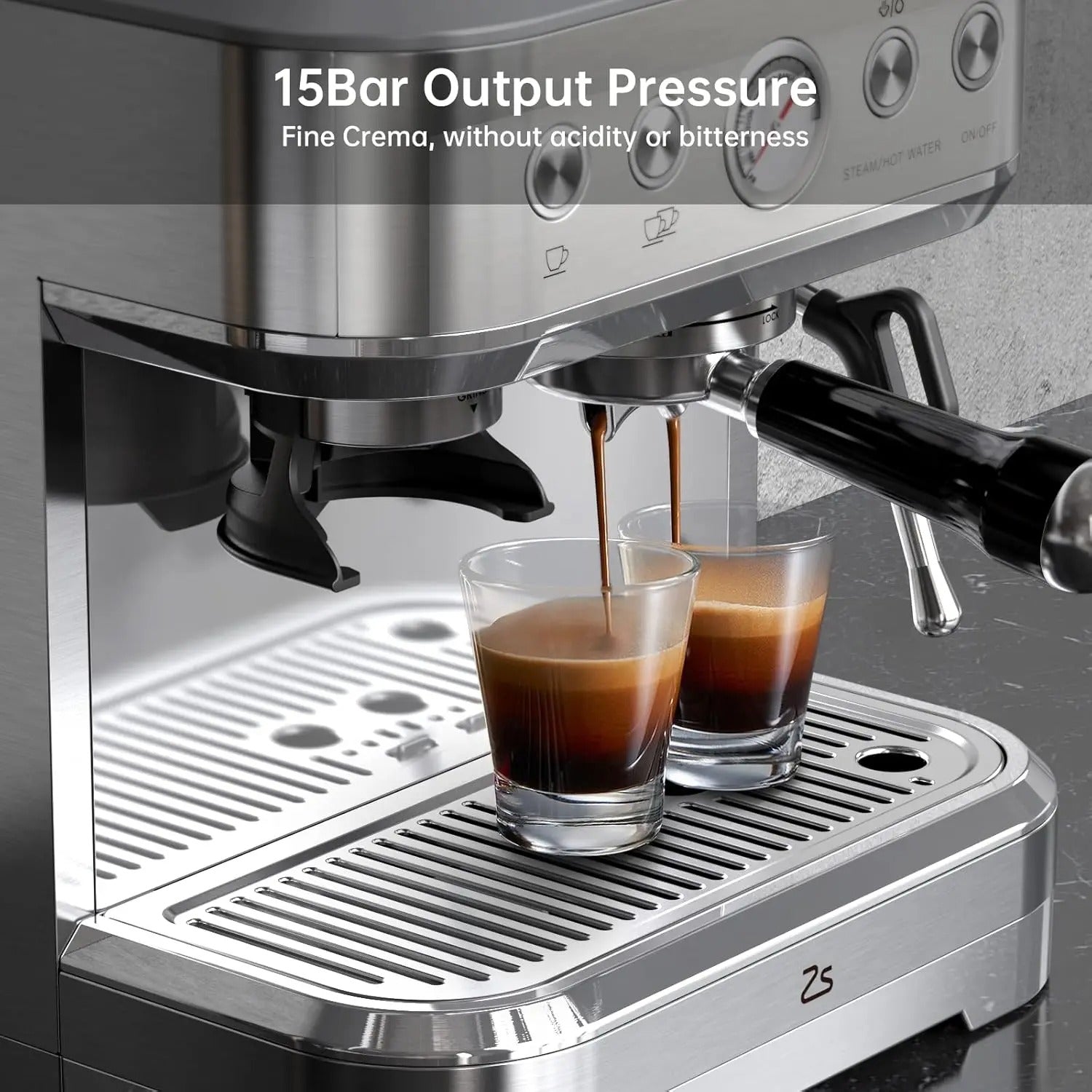 machine cafe grain deux tasses