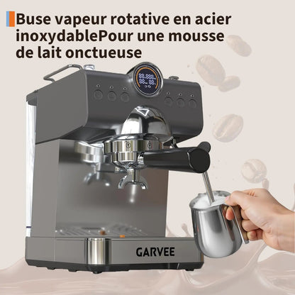 machine cafe grain mousse lait