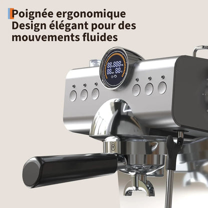 machine cafe grain poignee ergonomique
