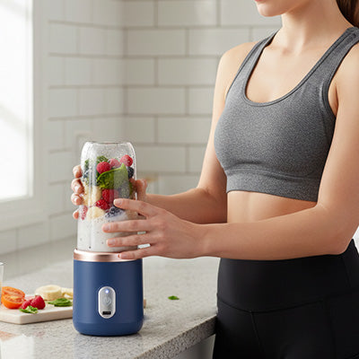 mixeur portable bleu