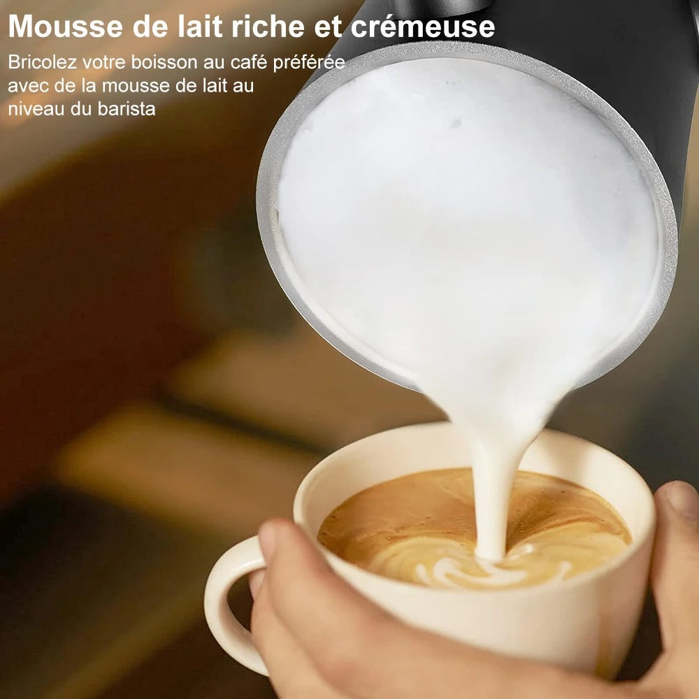 mousseur a lait 4 en 1 mousse cremeuse
