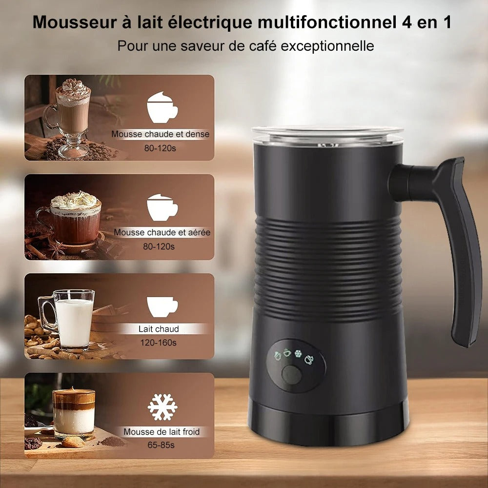 mousseur a lait 4 en 1 multifonctionnel