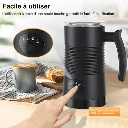 mousseur a lait 4 en 1 utilisation facile