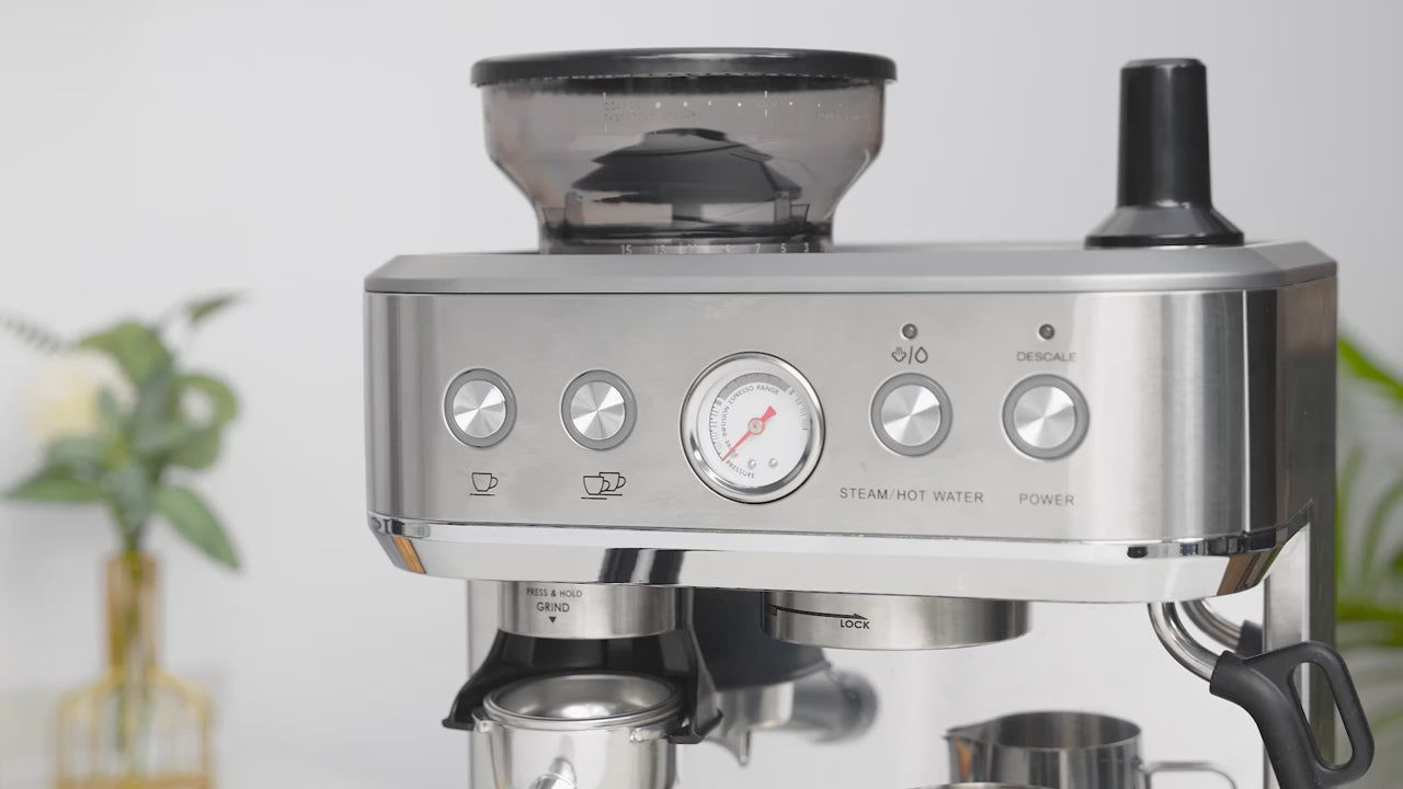 ma chine cafe grain video