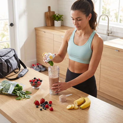 shaker electrique rechargeable femme prepare shake proteine